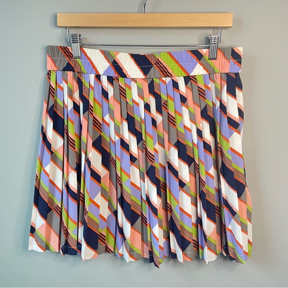 Banana Republic Petite Colorful Pleated Skirt (12P)